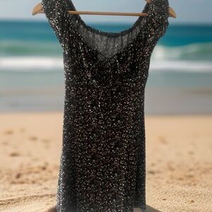 Love Tree Black Floral Dress